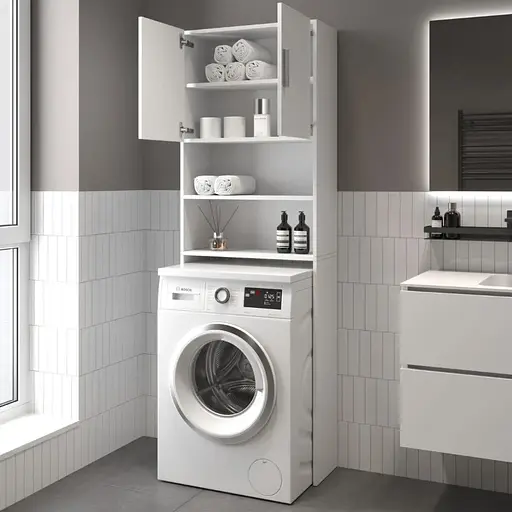 Тумба под стиральную машину VAYS M-107 дуб сонома 64×25×190 см - фото 2