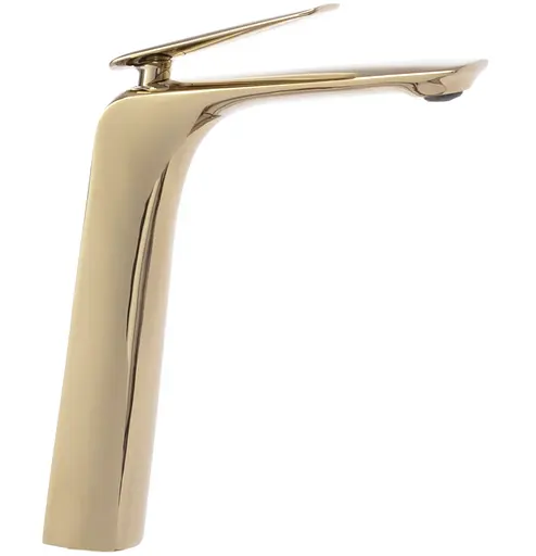 Змішувач для умивальника Rea Jager високий gold REA-B5123 Золотий - фото 2
