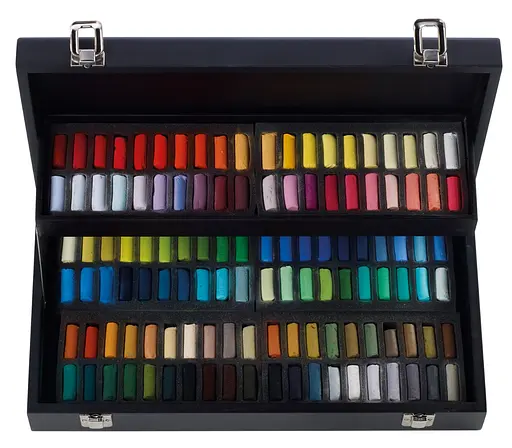 Подарочный набор сухой пастели Sennelier Portrait (Портрет), 120 цветов, дерево. - фото 2