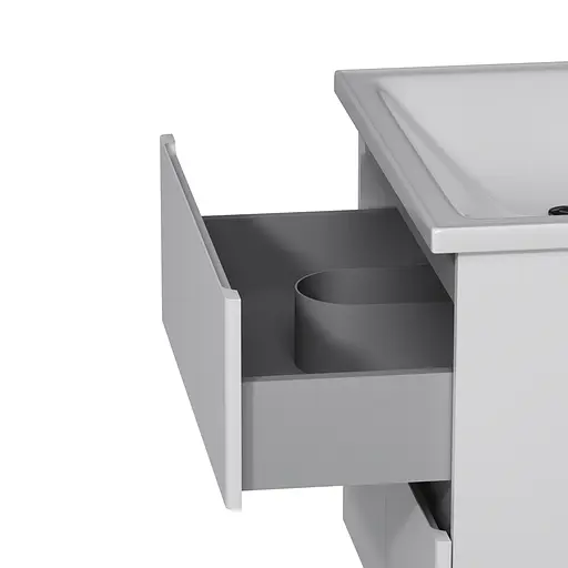 Тумба подвесная AM.PM X-Joy 65 см с умывальником M85-FHX0653-WC0653WG38 - фото 7