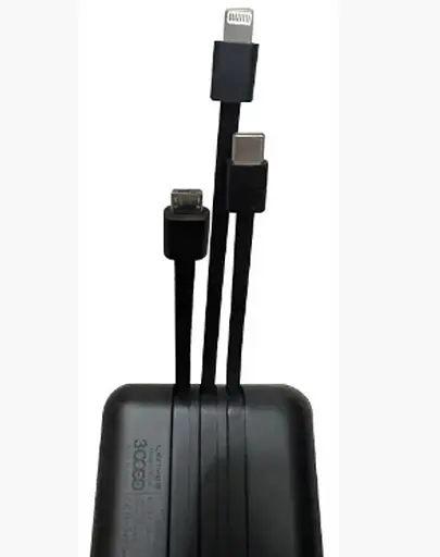 Портативне зарядне - додаткова батарея Lenyes PX368 30000mah (Реальна ємність) - фото 4