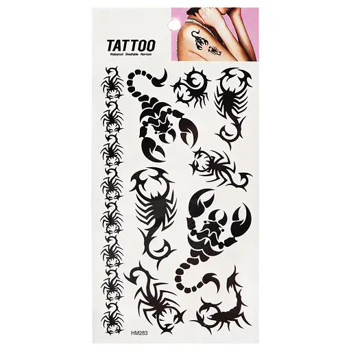 Временная татуировка Скорпионы Tattoo 1020-HM283