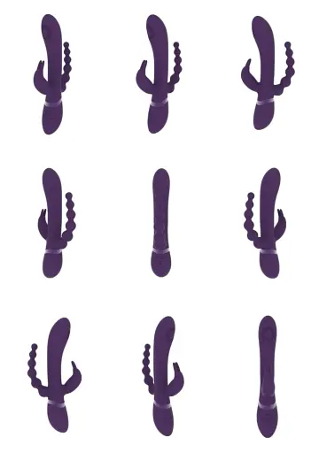 Вібратор Vive Rini 22 см (фіолетовий) - фото 4