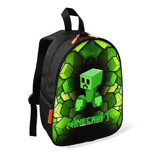 Рюкзак Minecraft Крипер детский школьный/городской 34х27х13 см для мальчика (02413)