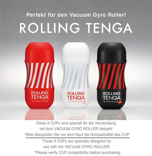 Мастурбатор Tenga Rolling Tenga Gyro Roller Cup Gentle белый - фото 7