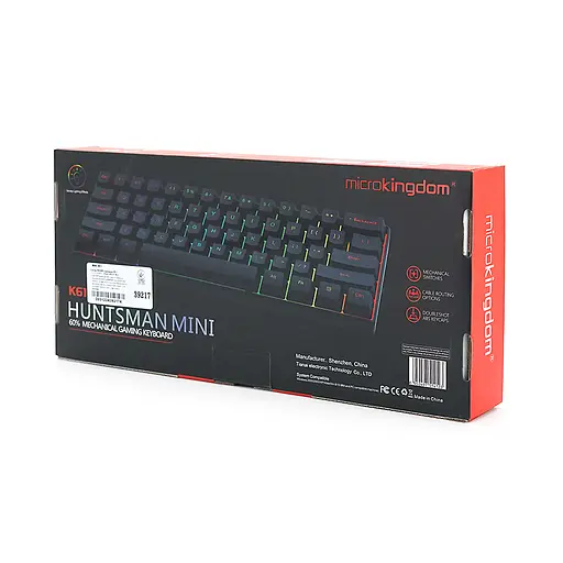 Клавіатура Voltronic Bluetooth з підсвічуванням MK-61, розкладна, 61 клавіша, (Eng), Black, Box - фото 6