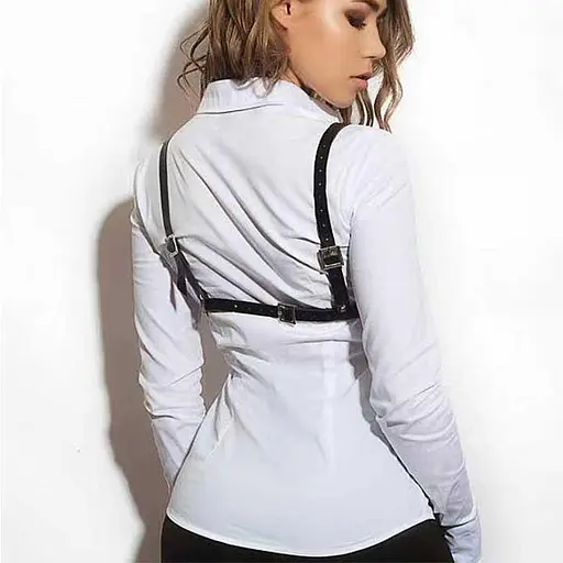 Ліф зі шкіряних ремінців Angels - фото 2