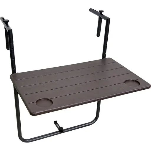 Підвісний столик Chomik Garden Line Solo балконний коричневий - фото 4