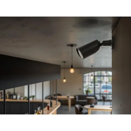 IP-камера Ajax дротова BulletCam HL Black, 8мп, 2.8мм, гібридне підсвічування IR 35м, білий Led 50м, Poe, True WDR, IP 65, аудіо, кут огляду 100° до 110°, вулична, чорна - фото 2