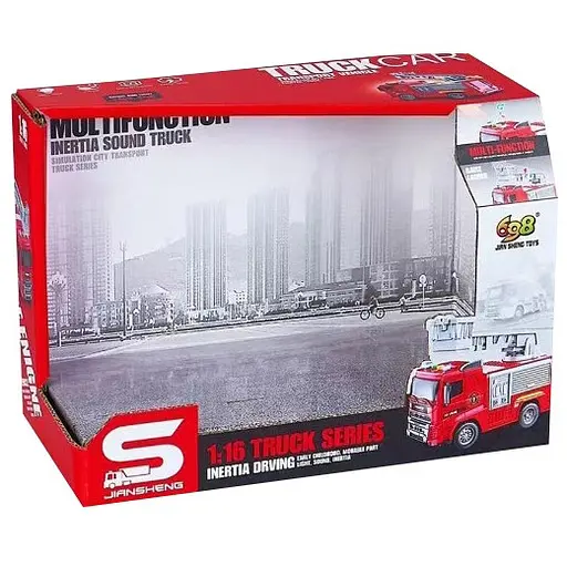 Игрушка Cars S Пожарный кран инерционный со звуком и светом 1:20 (CJ-4358556) - фото 2