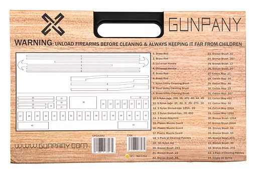 Набір для чищення зброї Vector Optics 62 предмета універсальний - фото 4