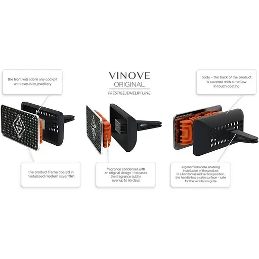 Ароматизатор для авто Vinove Лондон з кристалами Swarovski колекція Jewelry - фото 8