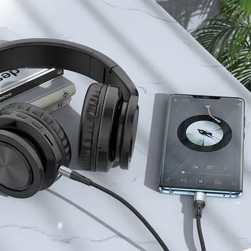 Кабель Hoco UPA22 Type-C silicone digital audio conversion cable Чорний - фото 3