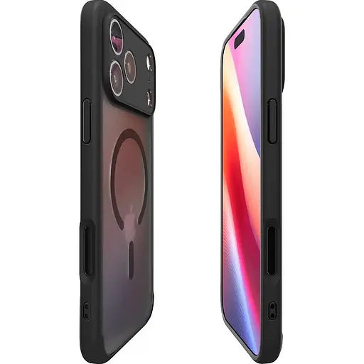 Чехол Spigen Ultra Hybrid with MagSafe для Apple iPhone 17 Pro Frost Black ACS10349 (149401) - фото 5