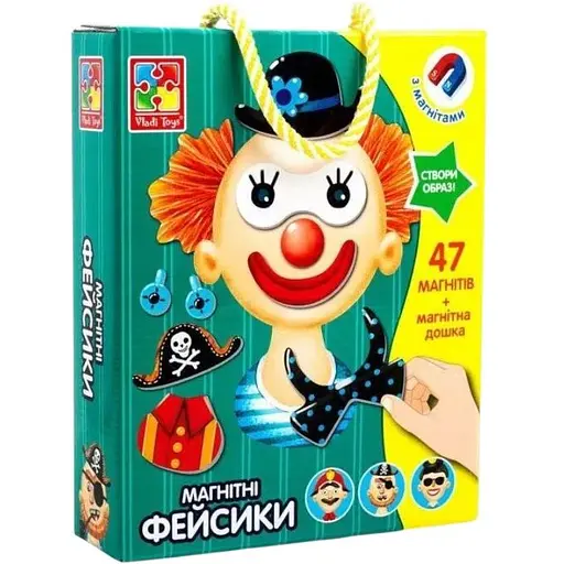 Магнітна гра Vladi Toys Фейсики VT3702-15 (4820195057773) - фото 1