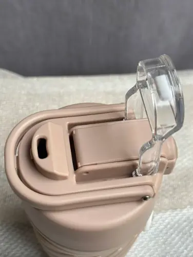 Термос дитячий  «Cute Bear» поїлка з трубочкою нержавіюча сталь 420 мл Коричневий - фото 4