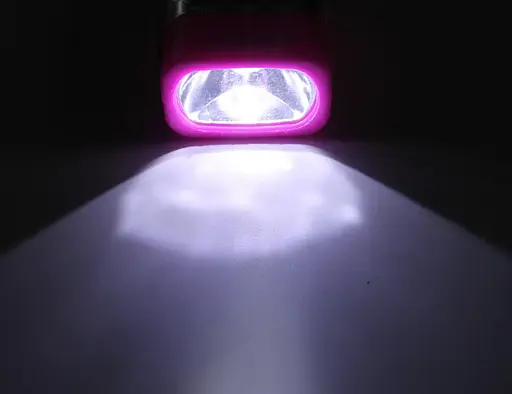 Светодиодный фонарик HL-1789 оранжевый компактный аккумуляторный ручной LED - фото 6