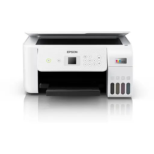 БФП струменевий кольоровий A4 Epson L3266, White, WiFi, 5760х1440 dpi, до 33/15 стор/хв, РК-екран 3.7 см, USB, вбудоване СБПЧ, чорнило Epson 103 (C11CJ66411)