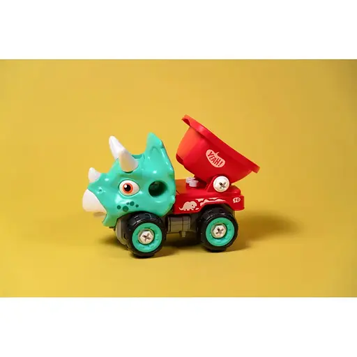 Машинка-конструктор Otamanko Трицератопс самоскид Бірюзовий/червоний - фото 7