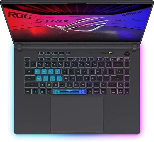 Ноутбук ASUS 16 ROG Strix G16 G615JHR-RV107 FHD IPS/Intel i5-14450HX/16GB/1TB/RTX 5050 8GB/DOS/Volt Green (90NR0LL2-M00460) - фото 4