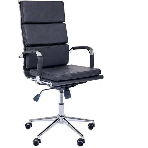 Кресло Slim FX HB Хром Tilt WAX Dark Grey