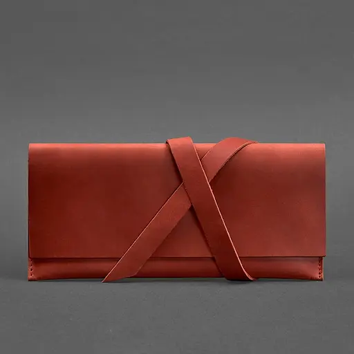 Кожаный женский тревел-кейс Voyager 1.0 Коралл - фото 5