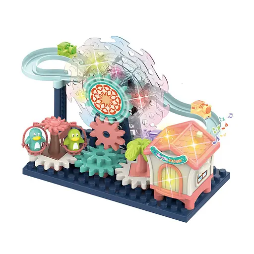 Трек Монтессори со световыми и звуковыми эффектами, 32x8x24 см, 88008