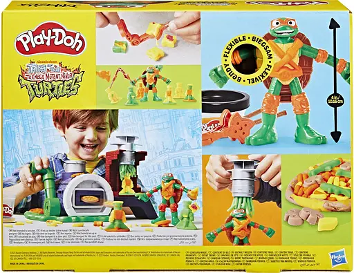  Набор для творчества Hasbro с лепочной массой Play-Doh Ракушки-ниндзя: Пицца-атака(G1829) - фото 2