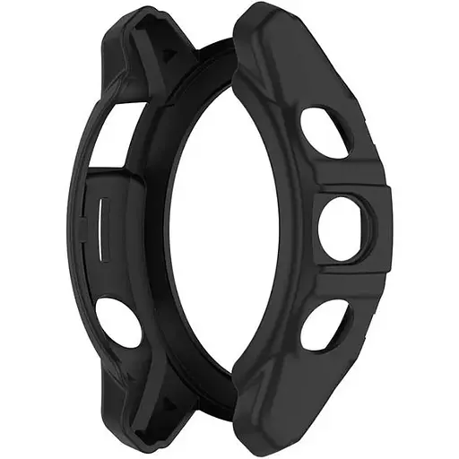 Чохол-бампер DK CDK для Garmin Fenix ​​E 47mm Силікон Outlines (018565) (black) - фото 5