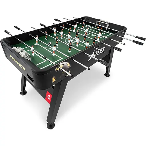 Настільний футбол Hop-Sport Corner чорно-золотистий - фото 2