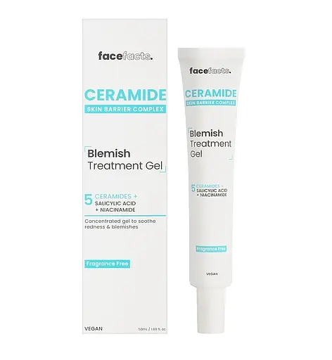 Гель с керамидами для уменьшения воспалений на коже лица Face Facts 50 мл - фото 2