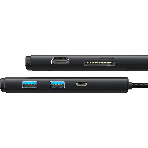 USB-хаб Baseus Lite Series 6-Port Type-C PD Hub (WKQX050101) [77934] - фото 5