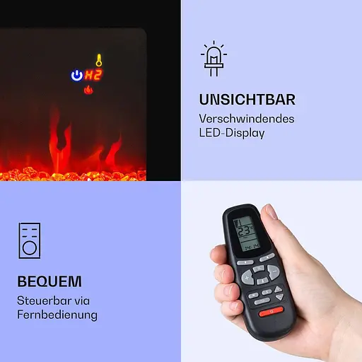 Електричний камін Klarstein Galeras 1800 Вт (10038687) - фото 5