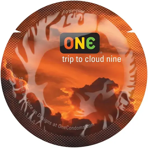 Презерватив One Color Sensations - One trip tot cloud nine (Orange) 1 шт. - фото 2