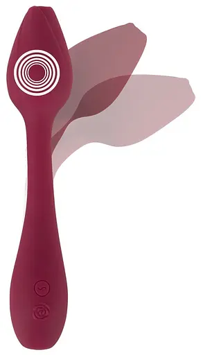 Вибратор Orion Rosenrot Bendable G-Spot 20 см красный - фото 3