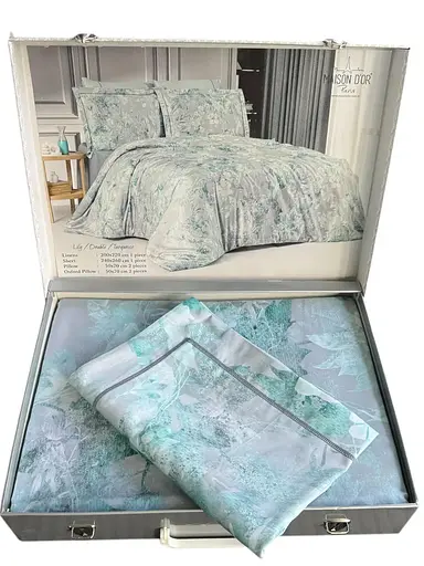 Постільна білизна Lily Turquoise Тенсел Maison D'or pbe0052193 - фото 2