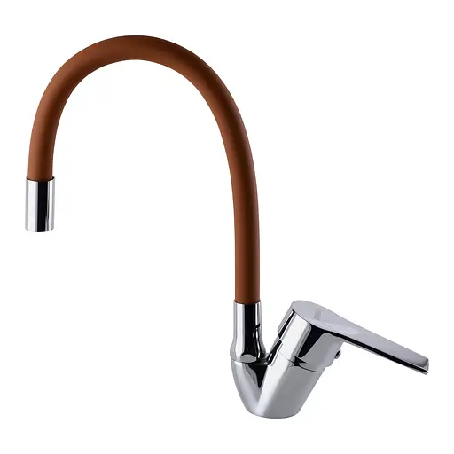 Смеситель для кухни Domino Blitz DBC-203SLR-Brown Коричневый - фото 3
