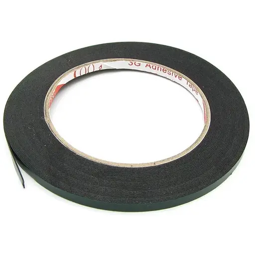 Скотч двосторонній ширина 5мм, товщина 0,5мм (зелений) на поліуретановій основі. - фото 1