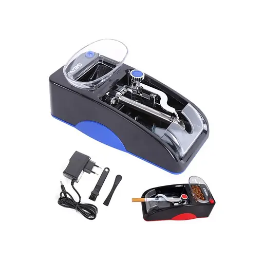 Электрическая машинка для набивки сигарет Horns bee GR-12, синяя (100284) - фото 4