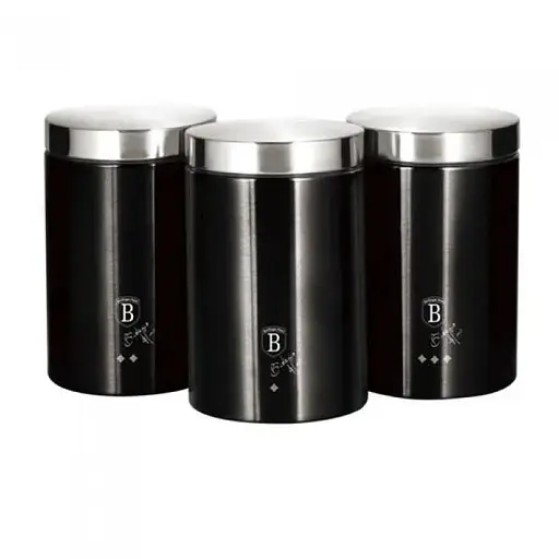 Комплект контейнерів Berlinger Haus Black Silver Collection (BH-6296)