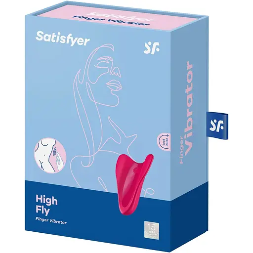 Вибратор на палец Satisfyer High Fly Red - фото 6