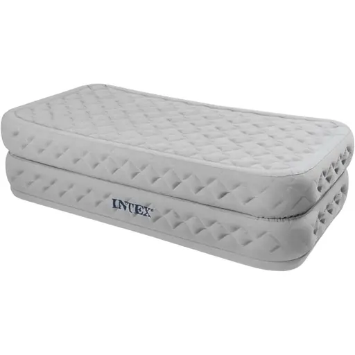 Надувний велюровий матрац Intex Twin 64488 ND (1) 99x191x51 см, одномісний, зі вбудованим електронасосом - фото 2
