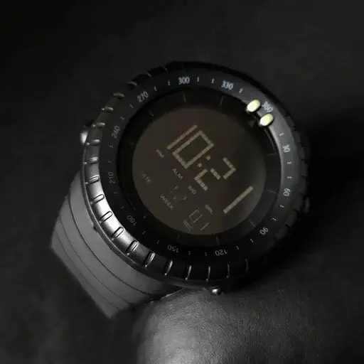 Тактичний водостійкий кварцовий годинник Skmei Ribas black - фото 8