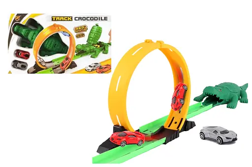 Трек с запуском Crocodile, 45.5x26.5x8.5 см, P883-A