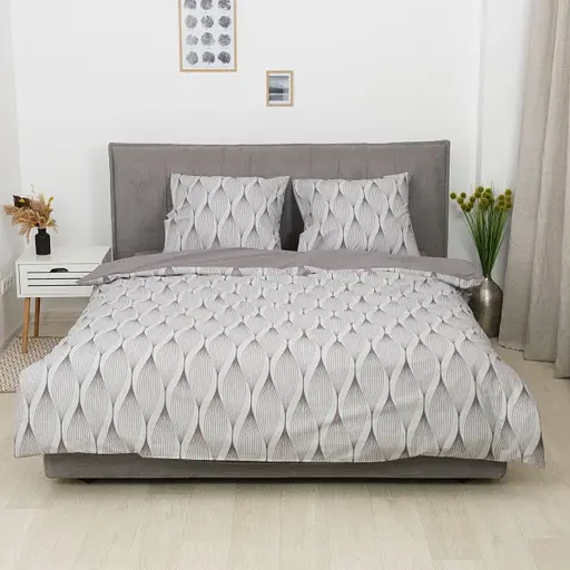 Комплект постільної білизни Viluta євро ранфорс 25394 100% бавовна - фото 2