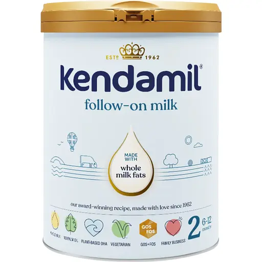 Суха молочна суміш Kendamil Classic 2 6-12 міс. 1.6 кг (2 шт. х 800 г) - фото 2