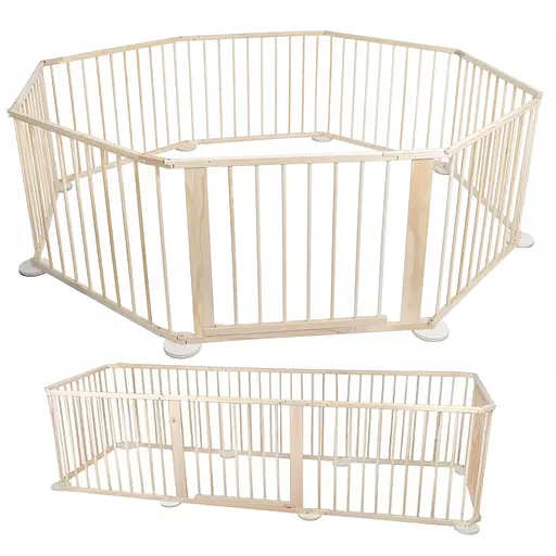 Манеж Lionelo дерев'яний 8 панелей