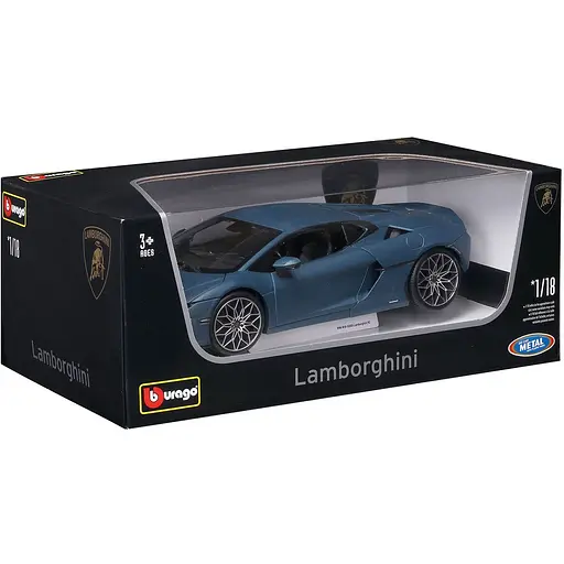 Автомодель Bburago Lamborghini Temerario 1:18 синяя (18-11052BU) - фото 6