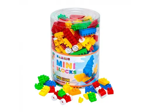 Конструктор Mini Blocks №11 в тубусе, Bamsic (116/11), 333 деталей
