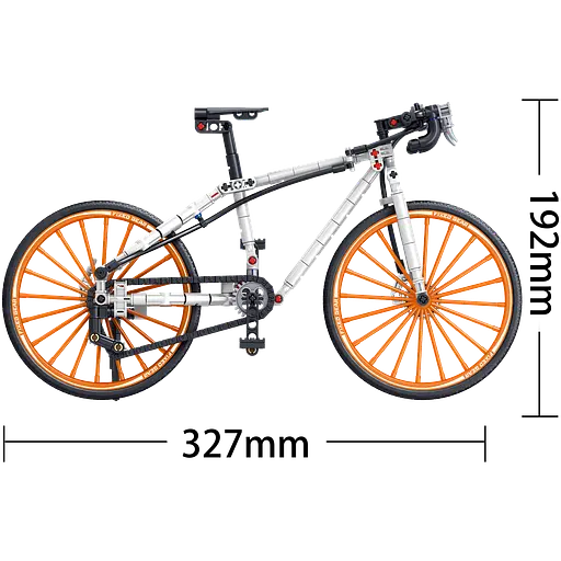 Конструктор велосипед  ZHEGAO ROAD BIKE шосейний  спортивний 244 деталі - фото 4